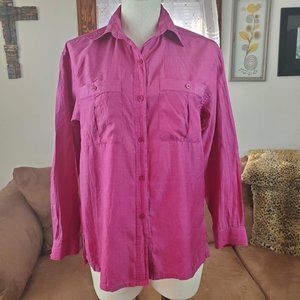 Anna And Frank Plum Color Petite Medium Blouse